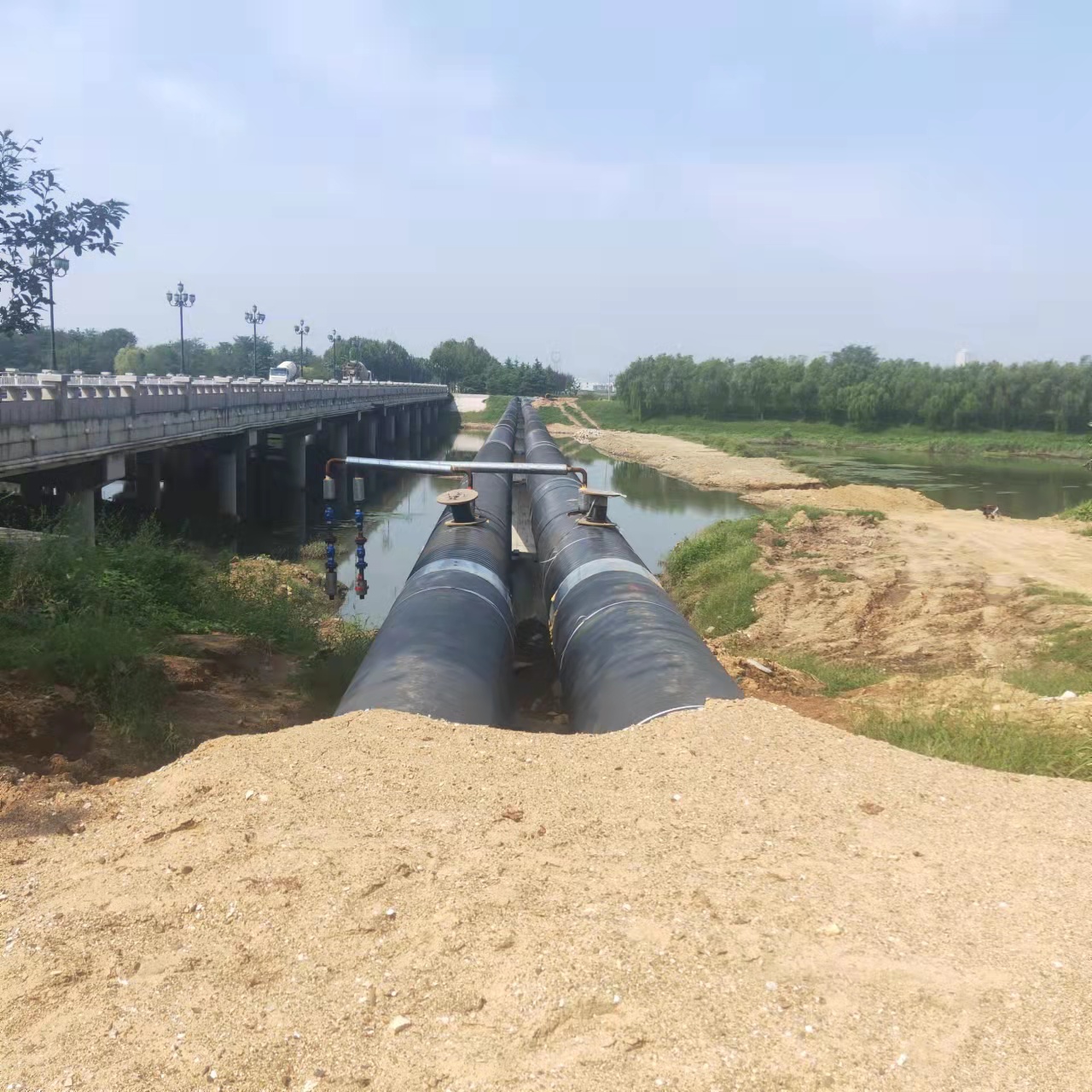 包河自来水环保输油管道清洗